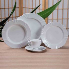 Aparelho De Jantar Oxford Soleil White 30 Peças - Porcelana Branca