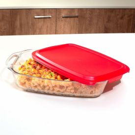 Assadeira Retangular Com Tampa Seletta Marinex - 3,5 Litros