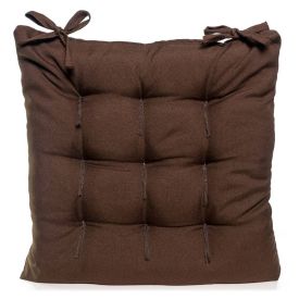 Assento Futton 40X40 Cm Liso Oxford Havan Casa - Marrom