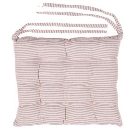 Assento Futton 40X40cm Havan Casa - Listras Taupe