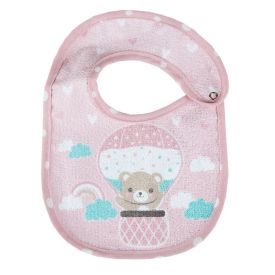 Babador Infantil Estampado Com Forro Havan Baby - Ursinha Rosa
