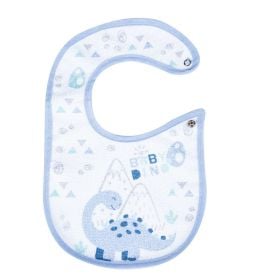 Babador Infantil Estampado Com Forro Havan Baby - Dino Azul