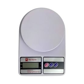 Balança De Cozinha Digital Suporta Até 10Kg Rio Tijucas - Branca