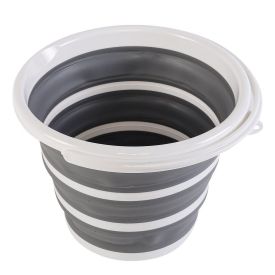 Balde Retratil Camesa 10L - Cinza
