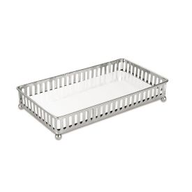 Bandeja Decorativa Espelhada Mart 23,5X12,5X4cm - Metal