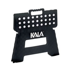 Banqueta De Plástico Kala 22Cm Dobrável - Preto
