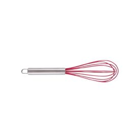 Batedor De Claras Com Cabo Inox Havan Casa 25Cm - Vermelho