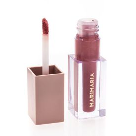 Batom Líquido Matte Rose Nude Mari Maria - Textura aveludada