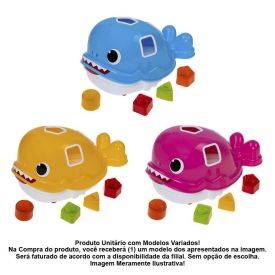 Bebê Jack Tubarão Didático Mercotoys - 380