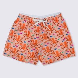 Bermuda 1 a 3 anos Microfibra Liso Yoyo Kids Polvos & Peixes