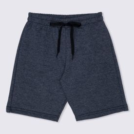 Bermuda 1 a 3 anos Moletinho Básico Yoyo Kids Mescla Escuro