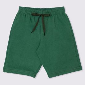 Bermuda 1 a 3 anos Moletinho Básico Yoyo Kids Verde Militar