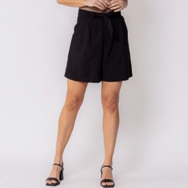 Bermuda Feminina Alfaiataria Com Cinto Patricia Foster