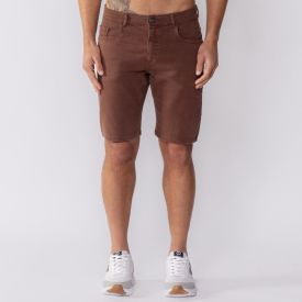 Bermuda Masculina De Sarja Marc Alain Marrom