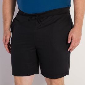 Bermuda Moletom Masculino Marc Alain Plus Preto
