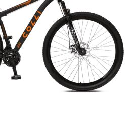 Bicicleta Aro 29 Colli Collina Câmbio Traseiro Shimano - Laranja Neon