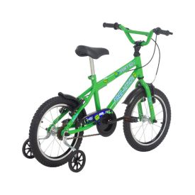 Bicicleta Cross Aro 16 Smart Boy Free Action - Verde