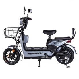Bicicleta Elétrica Wehawk Basket Wx-03 500W Com Bateria 48V Cinza - 258325