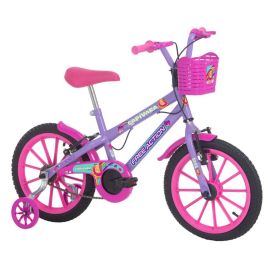 Bicicleta Infantil Aro 16 Mtb Soft Capivara Free Action - Lilás