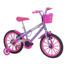 Bicicleta Infantil Aro 16 Mtb Soft Capivara Free Action - Lilás