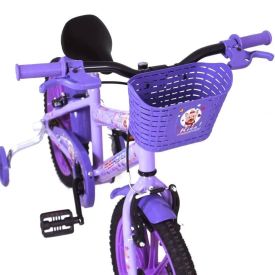 Bicicleta Infantil Feminina Kiss Free Action - Lilás