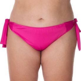 Biquíni Parte de Baixo Plus Size com Nó Patrícia Foster Mais Rosa