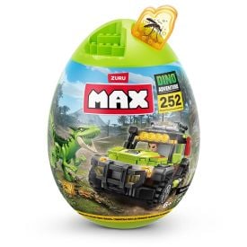 Bloco De Construção Max Dino Adventure Egg 252 Peças Candide - 25003