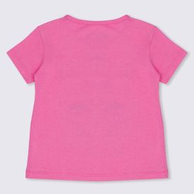 Blusa 1 a 3 anos Malha Looney Tunes Baby BandUP Rosa Chiclets