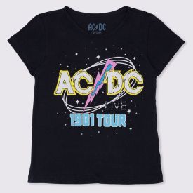 Blusa 12 a 16 anos ACDC Live BandUP