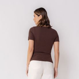 Blusa Feminina De Poliamida Sem Costura Patricia Foster