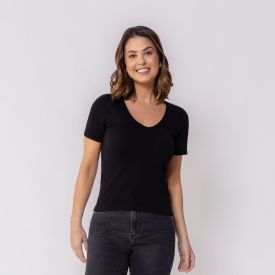 Blusa Feminina De Poliamida Sem Costura Patricia Foster