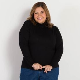 Blusa Gola Alta Viscose Patrícia Foster Mais
