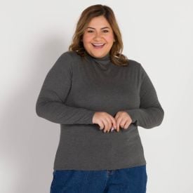 Blusa Gola Alta Viscose Patrícia Foster Mais