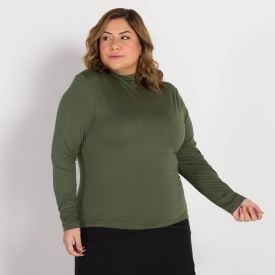 Blusa Gola Alta Viscose Patrícia Foster Mais