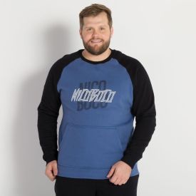 Blusão Moletom Plus Size Careca Nicoboco