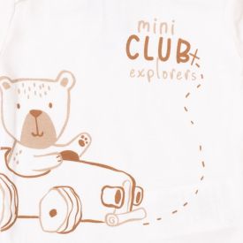 Body Bebê Menino Manga Curta Explorer Trick Nick