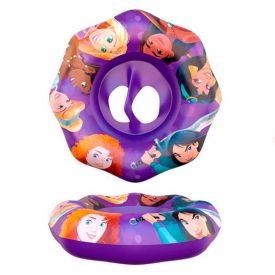 Boia Inflável Circular Com Fralda Princesas Etitoys - DYIN-210