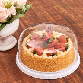 Boleira Para Festa 25Cm Martiplast - Branco