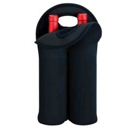 Bolsa Térmica Para Garrafa Vinho Lyor Neoprene - Preto