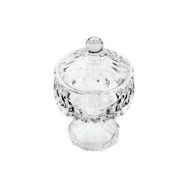 Bomboniere Com Pé Louise Wolff 11 Cm - Transparente