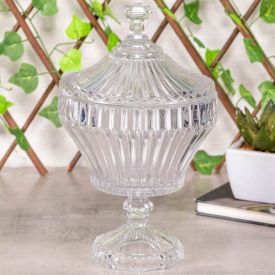 Bomboniere com Pé Renaissance Lyor - Cristal