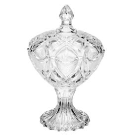 Bomboniere Com Pé Star 18Cm Lyor - Vidro