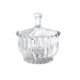 Bomboniere De Vidro Mônaco Havan Casa 820Ml - Transparente