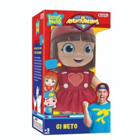 Boneca Aventureira Vermelha Gi Novabrink - 1241