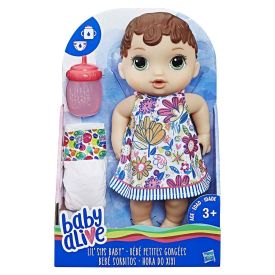Boneca Baby Alive Hora Do Xixi Morena Hasbro - E0499