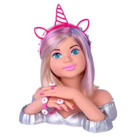 Boneca Busto Charmosa Rainbow Loira Cotiplás - 2578