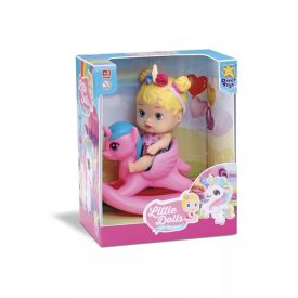 Boneca Little Collection Balancinho Divertoys - 8043 - Rosa
