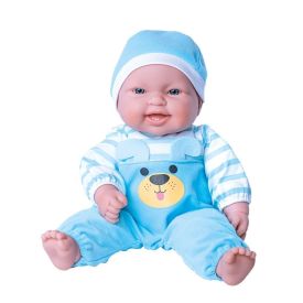 Boneco Love Bebê By Cotiplás Macacão Azul - 2913