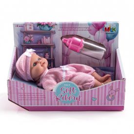 Boneca Soft Reborn Milk Brinquedos - 795	
