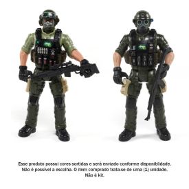 Boneco Soldado Militar Havan Toys - HBR0712 Sortido